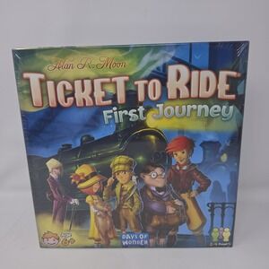 NEW Ticket To Ride First Journey Board Game Ages 6+ Days Of Wonder Alan R. Moon